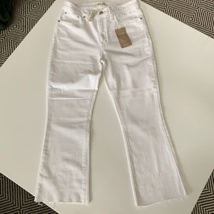 NWT Madewell sz 29 white Cali Demi-Boot jeans